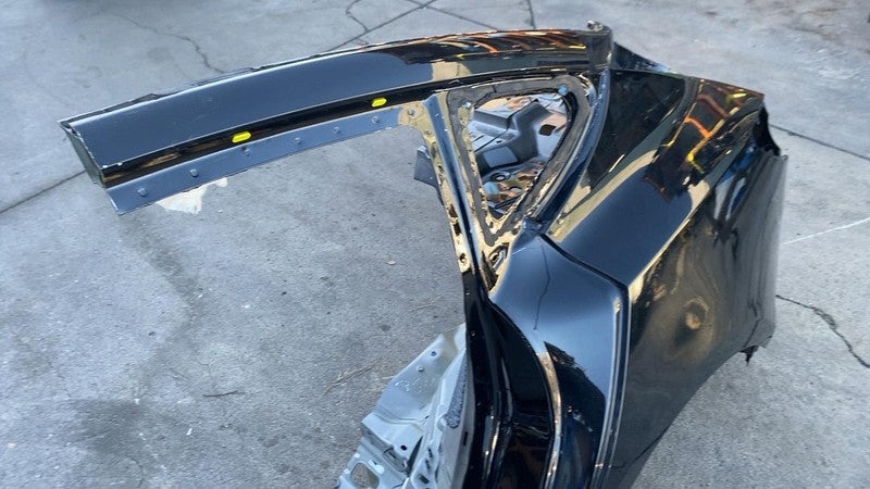 ⭕2021-2023 Tesla Model 3 Rear Left Quarter Panel Structural Frame Cut Black PBSB