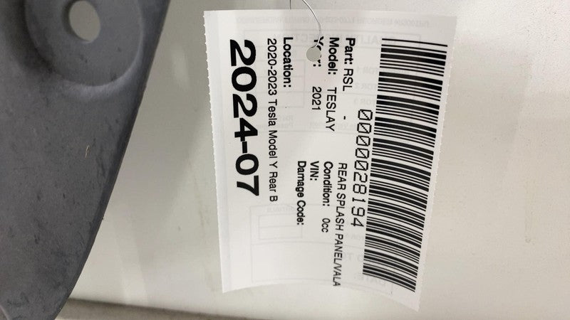 ⭕ 20-23 Tesla Model Y Rear Bumper Diffuser Lower Splash Shield Undertr