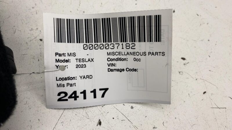 Does not apply 2021-2023 Tesla Model X Rear 3rd Row Trunk Load Floor Side Luggage Pocket Shelf