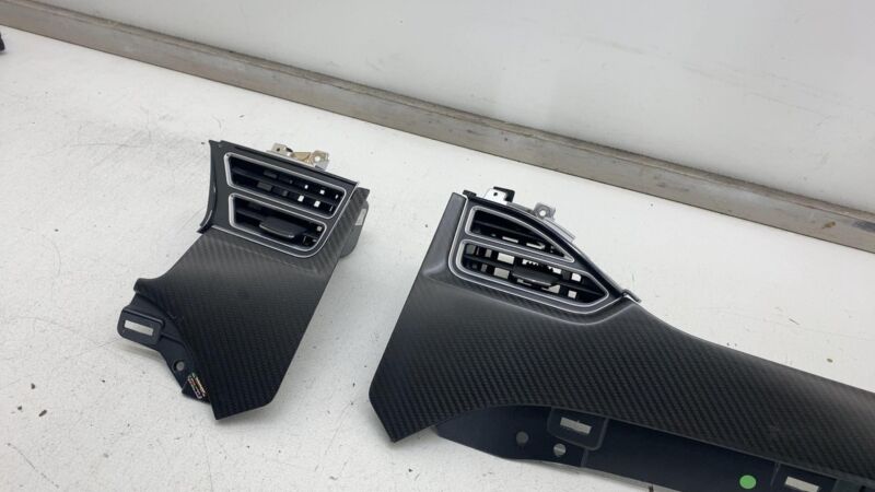 100782100D 12-20 Tesla Model S X Dash A/C Air Vent Outlet Dashboard Trim Panel 1007821-00-D