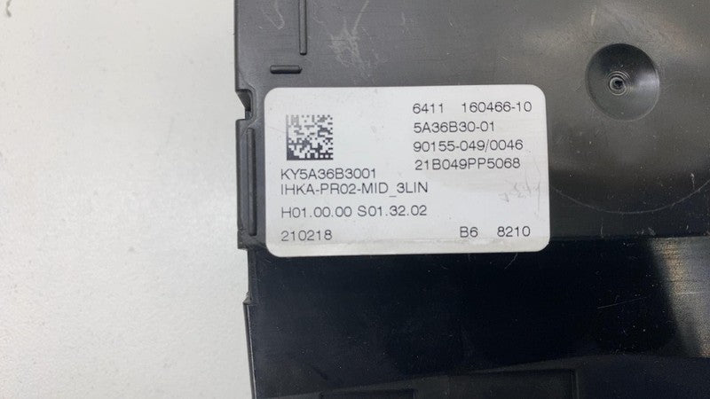 641116046610 2021 BMW 530e G30 HVAC A/C Heater Climate Temperature Control Module Unit OEM