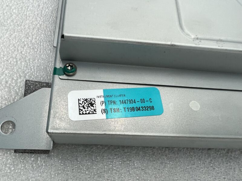 1451809 00 B ⭕16-20 Model S X Media Ctrl Display Infotainment Instrument Cluster 1451809-00-B