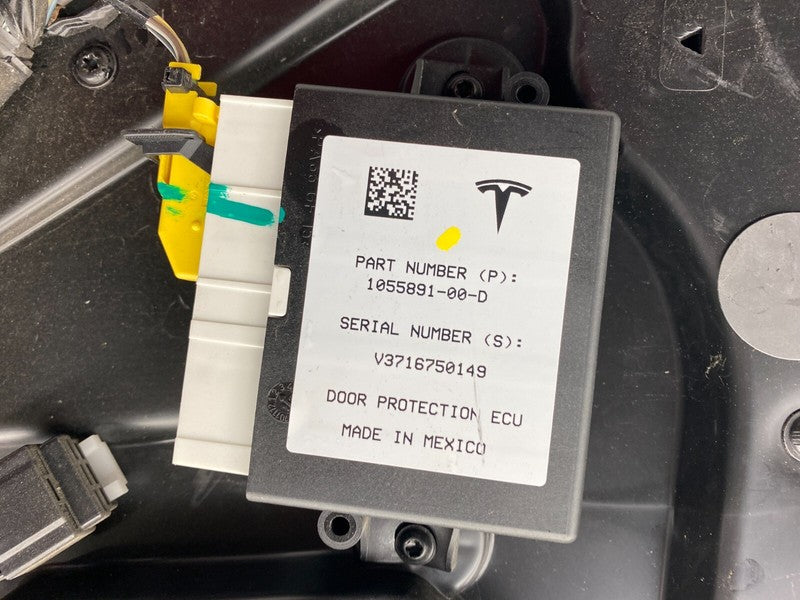 ⭕2016-2020 Tesla Model X Rear Driver Door Shell Panel w/ Window Glass