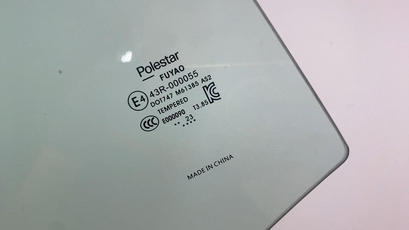 ⭕ 2021 2022 2023 Polestar 2 Rear Passenger Side Door Window Glass Righ