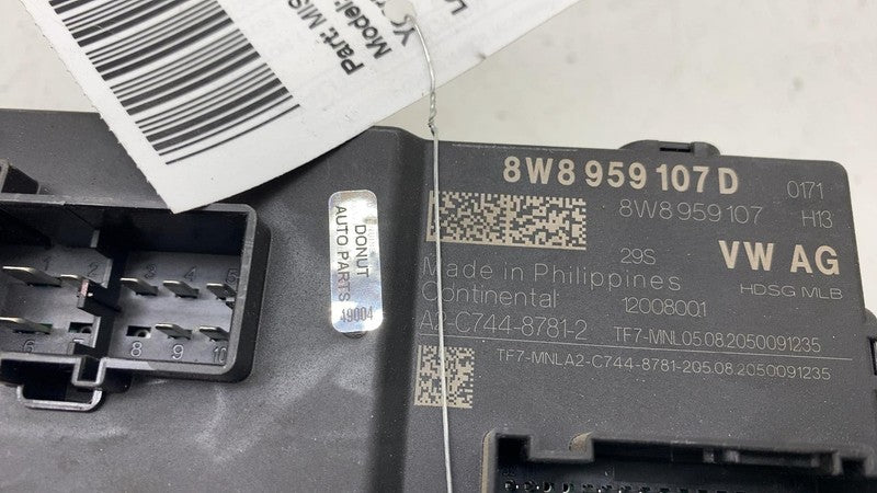 8W8959107D 19-23 Audi E-Tron Tailgate Liftgate Back Door Computer Control Module 8W8959107D