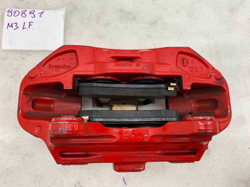 1044641 00 F ⭕ 2017-2022 Tesla Model 3 Front Left Performance Brake Caliper Red 1044641-00-F