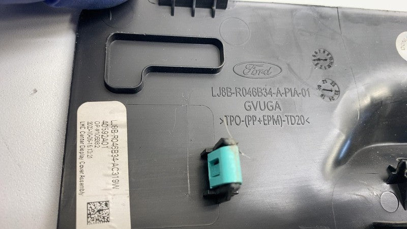 LJ8BR046B34APIA01 ⭕ 21-24 Mustang Mach-E Dash Center Display Back Trim Panel LJ8B-R046B34-A-PIA-01