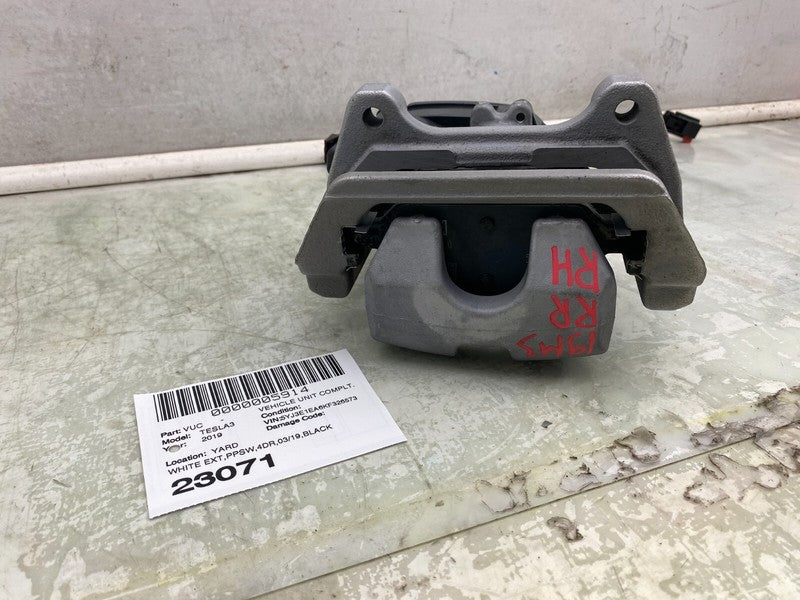 104462400G ⭕ 2017-2025 Tesla Model 3 Rear Right Caliper + Brake Hose Line BASE 1044624-00-G