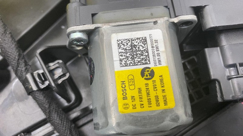 82480CV010 2022-2024 Kia EV6 Front Passenger Door Window Regulator & Motor + Carrier Right