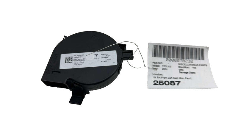 ⭕ 2024-2025 Tesla Model 3 M3 Front Left Seat Blower Motor Air Vent 169