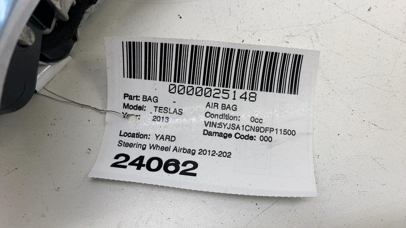 102338101A 12-15 Tesla Model S X Driver Steering Wheel Airbag Safety Restraint 1023381-01-A