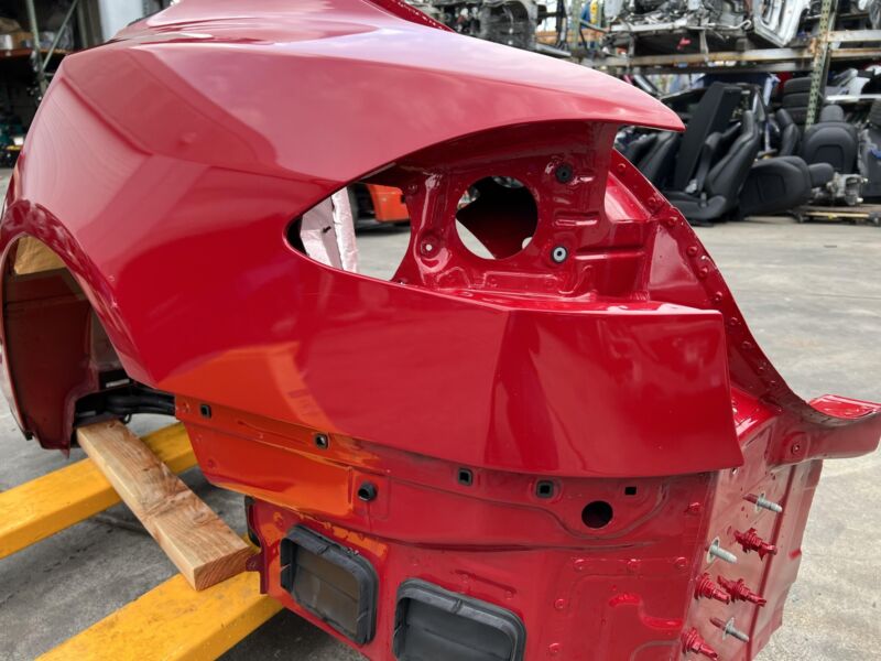 2016-2020 Tesla Model S Rear Driver Side Quarter Panel Structural Cutout Left LH