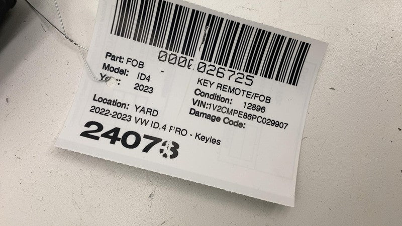 ⭕2021-2023 Volkswagen ID.4 Keyless Entry Control Module FOB Smart Key
