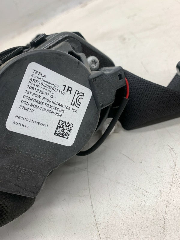1081279-01-G ⭕ 2017-2023 Tesla Model 3 Front Right 1st Row Seat Belt & Retractor 1081279-01-G