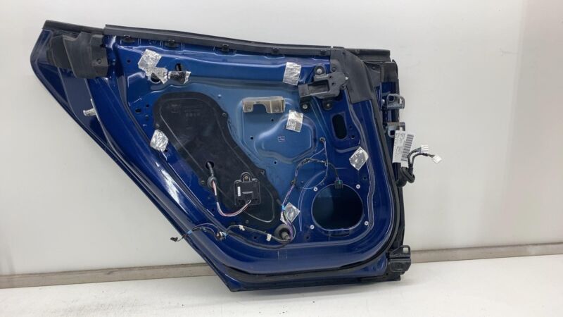 2012-2015 Tesla Model S MS Rear Driver Side Door Shell Panel Left LH Blue - PPSB