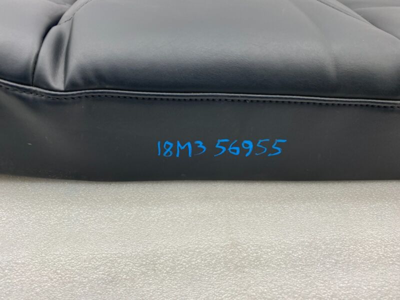 2017-2023 Tesla Model 3 M3 Rear 2nd Row Seat Lower Bottom Cushion Leather Black