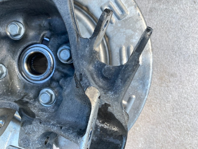 ⭕ 2016-2020 Tesla Model S Rear Right Suspension Knuckle Wheel Hub & Shield Assy