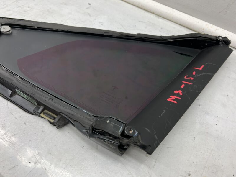 Does not apply 2012-2015 Tesla Model S MS Rear Driver Side Quarter Fixed Glass Left LH Assembly