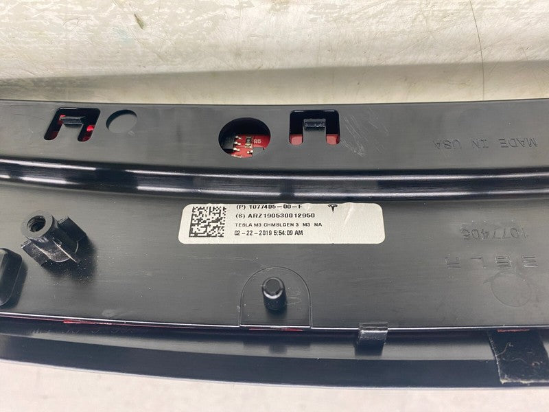 1077405 00 F ⭕ 17-23 Model 3 Rear Package Tray Lamp Inner 3rd Brake Stop Light 1077405-00-F