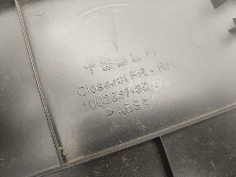 ⭕ 12-15 Tesla Model S Front Scuff Trim Closeout Cover Panel Right 1002