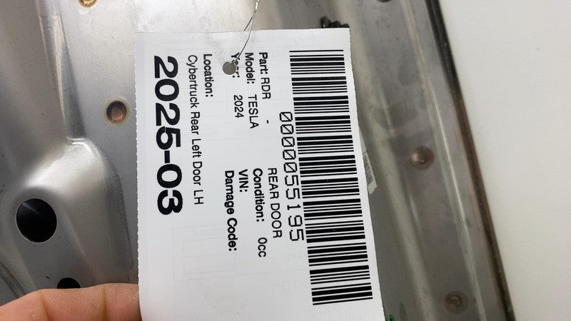 ⭕2024 2025 Tesla Cybertruck Rear Driver Left Door Shell Panel Stainles