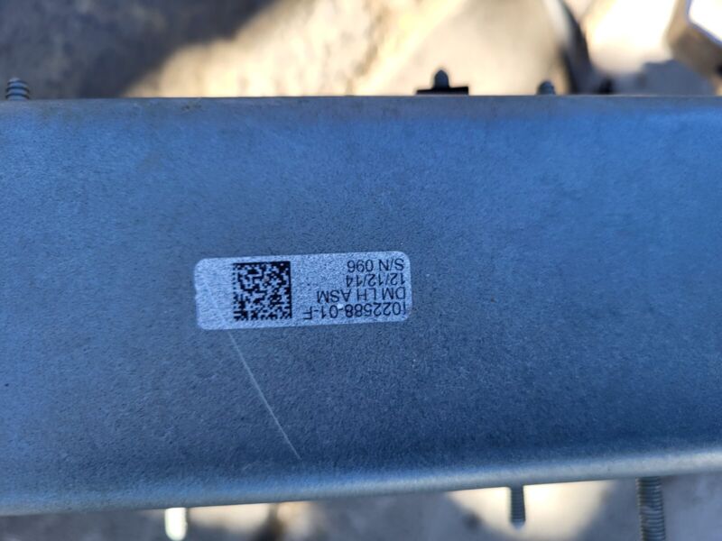 102258801F ⭕ 12-15 Tesla Model S Front Left Body Quarter Panel Fender Apron Frame Cut Out