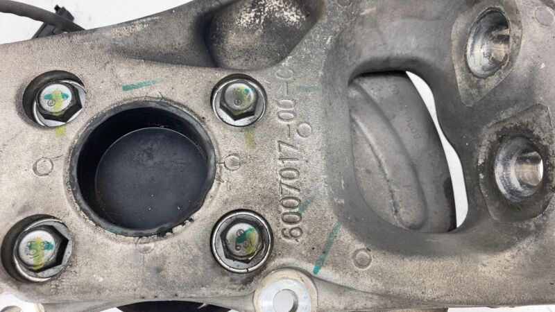 600701700C 2012-2015 Tesla Model S MS Front Left Spindle Knuckle w/ Wheel Hub & Sensor RWD