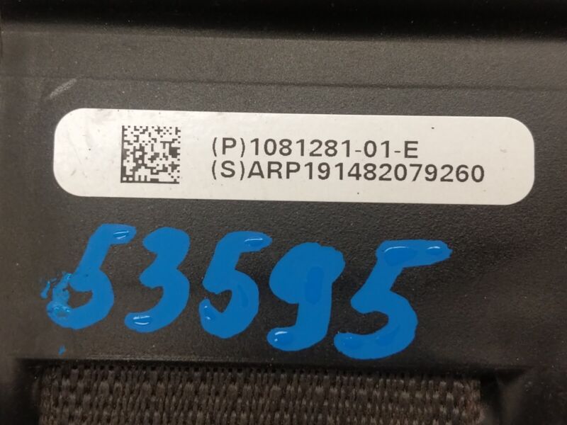 1081281 01 E ⭕ 2017-2022 Model 3 Rear Left or Right 2nd Row Seatbelt & Retractor 1081281-01-E