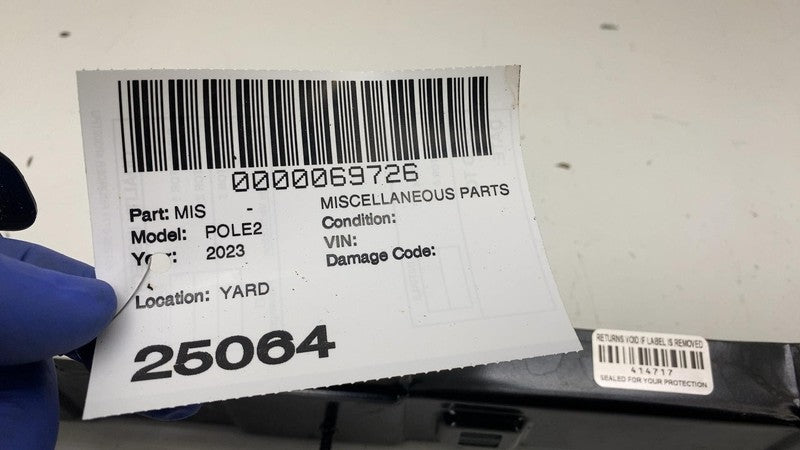 31694685 ⭕ 2021-2023 Polestar 2 Rear Splash Shield Mount Support Bracket Plate 31694685