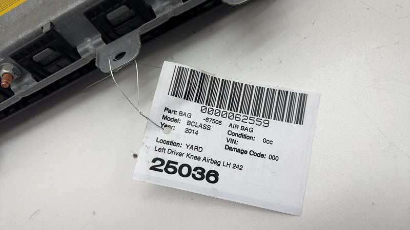 A2468600302 ⭕ 13-19 B-Class W246 W242 Front Driver Side Lower Knee Airbag Left A2468600302