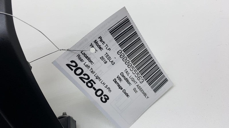 2017-2023 Tesla Model 3 Rear Driver Side Exterior Taillight Outer Tail