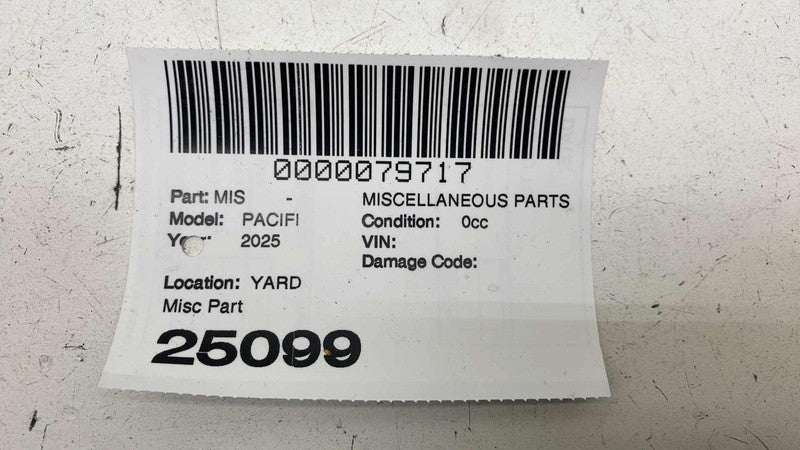 6818716AG ⭕2020-2025 Chrysler Pacifica Rear Right Door C-Pillar Applique Molding 6818716AG