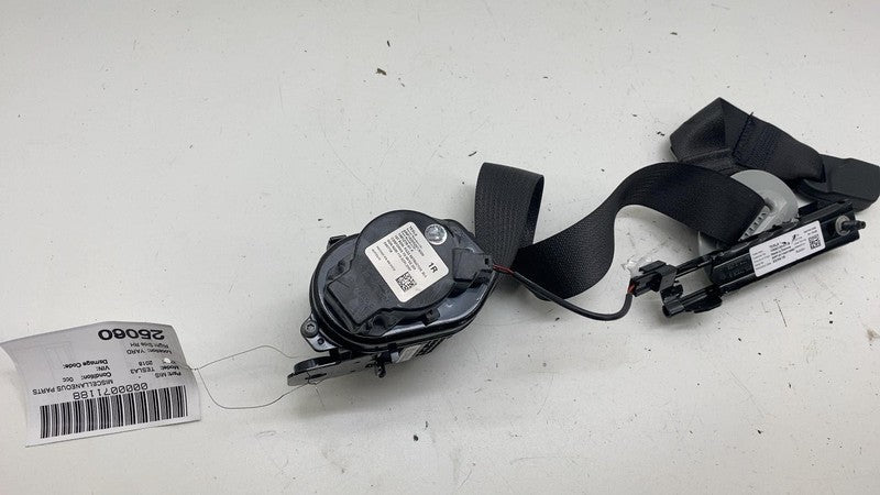 108127901F ⭕ 2017-2023 Tesla Model 3 Front Right 1st Row Seat Belt & Retractor 1081279-01-F