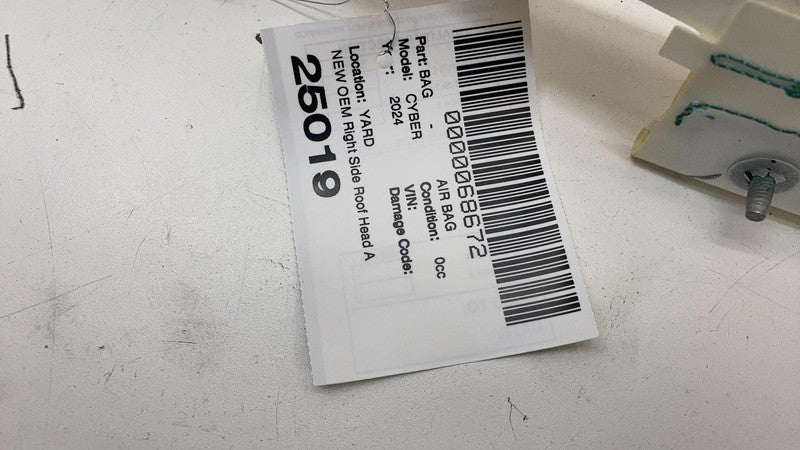1818890-00-E NEW OEM Right Side Roof Head Airbag Curtain 1818890-00-E Tesla Cybertruck 24 25