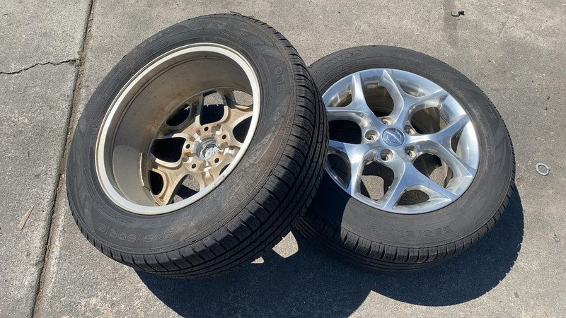 5RJ43TRMAB ⭕ 17-18 Chrysler Pacifica Wheel Rim Alloy 18" inch 18x7.5J w/ Tire x2 5RJ43TRMAB