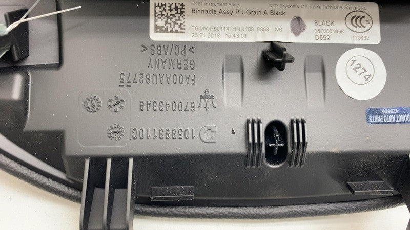 ⭕ 2017-2020 Levante Upper Dash Speedometer Trim Panel Cluster Visor 67