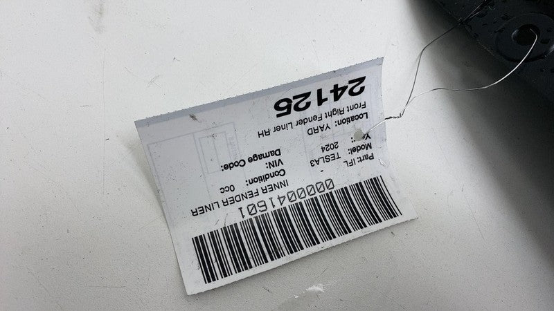 169455700E ⭕ 24 25 Tesla Model 3 Front Right Wheel Fender Liner Splash Shield 1694557-00-E