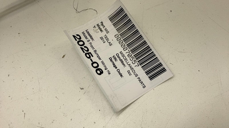 ⭕ 12-15 Tesla Model S Front Bumper Wiring Harness Cable Wire Loom 1004