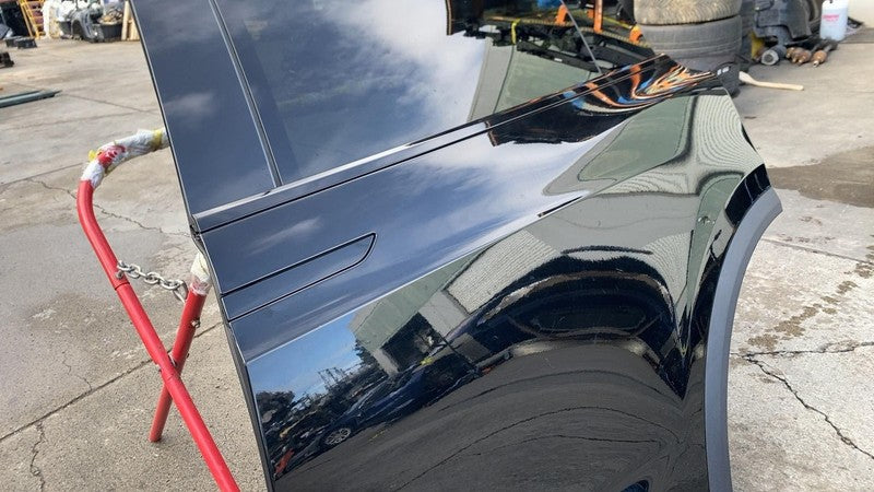 ⭕ 21-25 Tesla Model X Rear Driver Left Side Falcon Door Shell Panel Bl