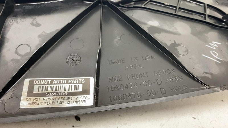 ⭕ 16-20 Tesla Model S MS Front Under Hood Apron Cover Panel Molding 10