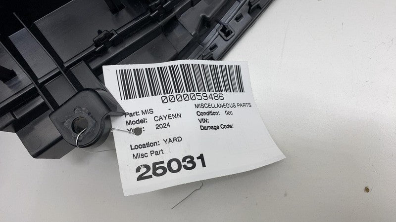 ⭕ 2024 Porsche Cayenne Compartment Storage Cubby w/ Door Gloss Black 9