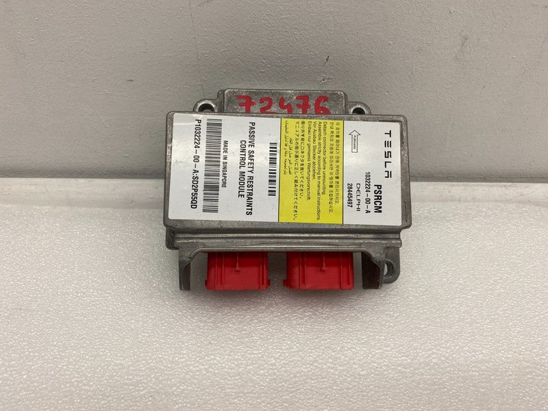 103222400A ⭕ 12-15 Model S Passive Safety Restraint Control Module Crash Data 1032224-00-A