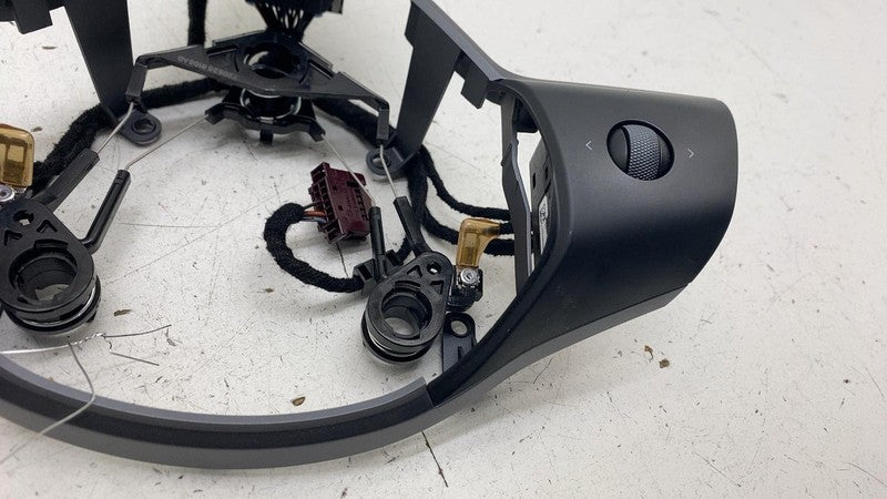 ⭕ 17-23 Model 3 M3 Steering Wheel Gray Bezel Trim W/ Control Switch 11