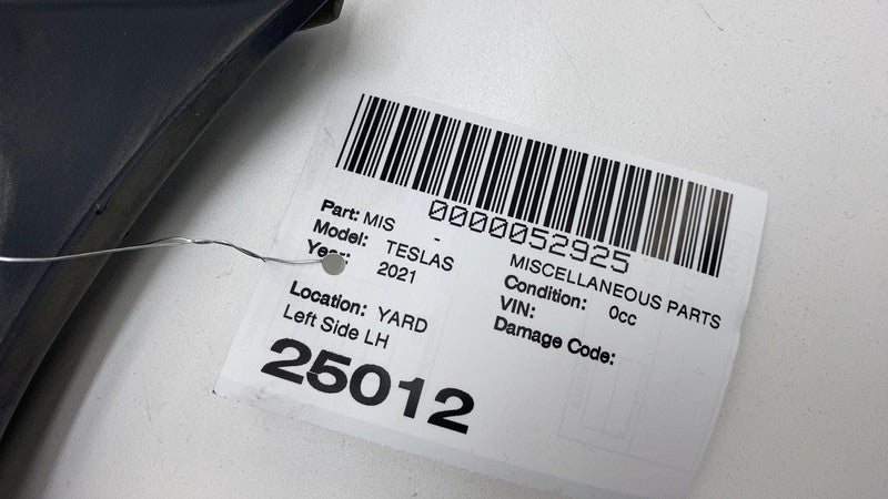 100667500G 2021-2024 Tesla Model S MS Rear Passenger Side Trunk Liftgate Trim Cover Right