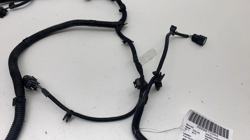 ⭕ 12-15 Tesla Model S Front Bumper Wiring Harness Cable Wire Loom 1004