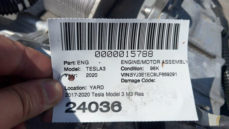 1120980 00 G ⭕ 2017-2020 Tesla Model 3 Y Rear Motor Drive Unit Motor Performance 1120980-00-F