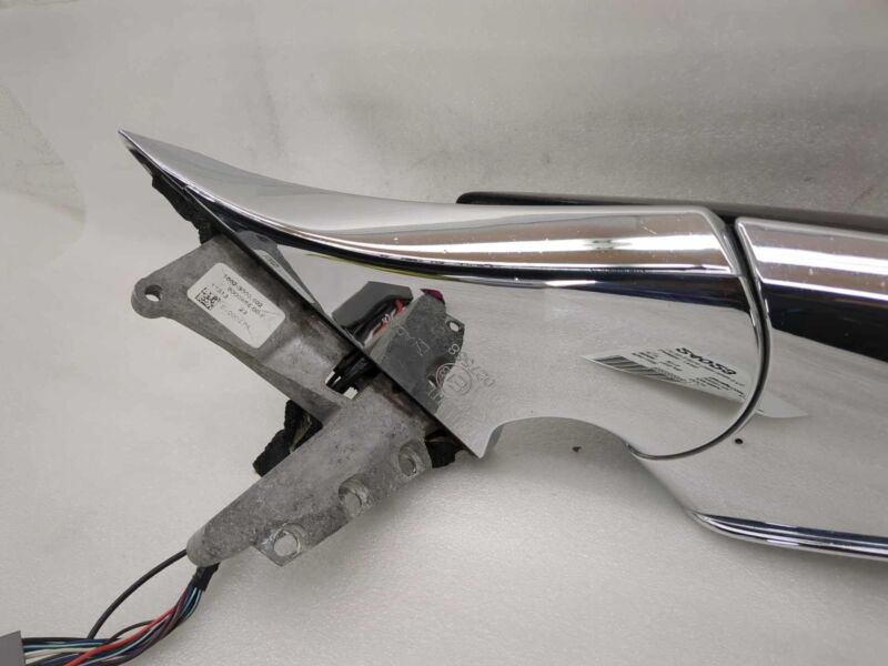 2012-2015 Tesla Model S MS Left Exterior Rear View Door Mirror LH Black - PBSB