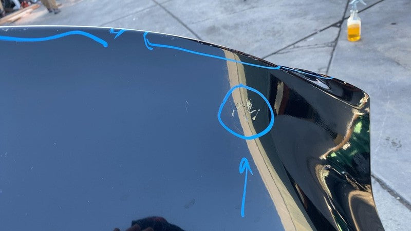 2017-2020 Tesla Model 3 M3 Rear Trunk Decklid Shell Panel Assembly Bla