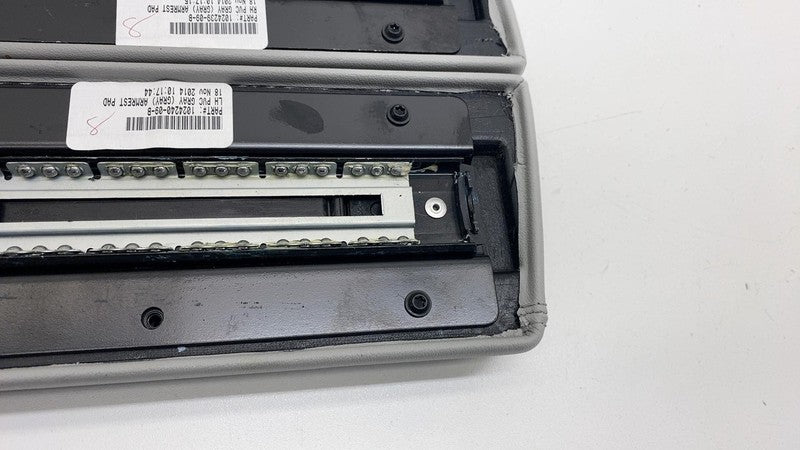 1024239 09 B 2012-2015 Tesla Model S MS PAIR Left & Right Center Console Armrest Pad Assy OEM