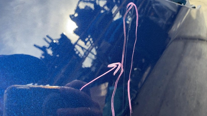 ⭕ 2020-2024 Tesla Model Y Rear Left Quarter Panel Structural Cutout LH Blue PPSB